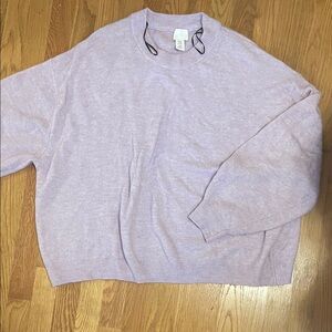 H&M Lilac Crew Neck Sweater